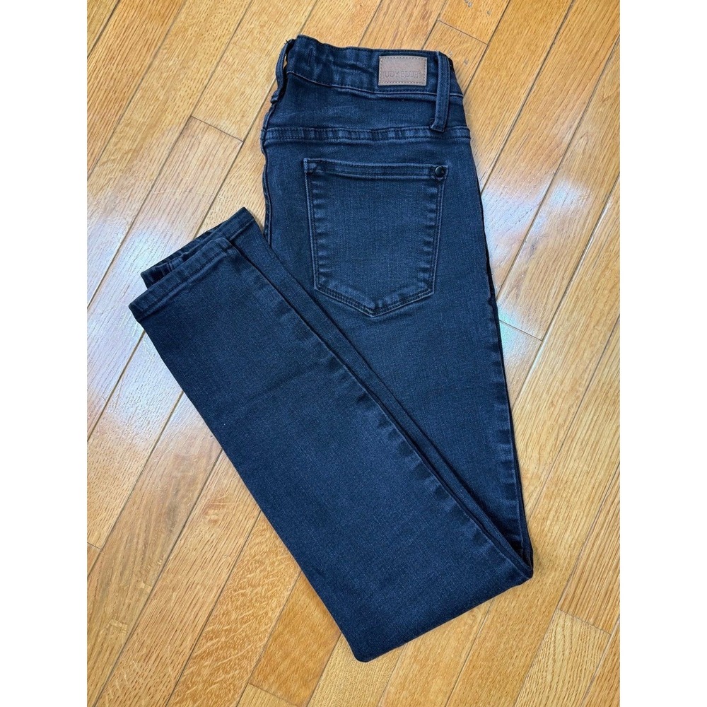 Judy Blue Womens High Waisted Skinny Jeans Black Wash JB8883 Size 7/28 - Picture 2 of 7